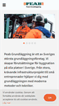 Mobile Screenshot of peabgrundlaggning.se